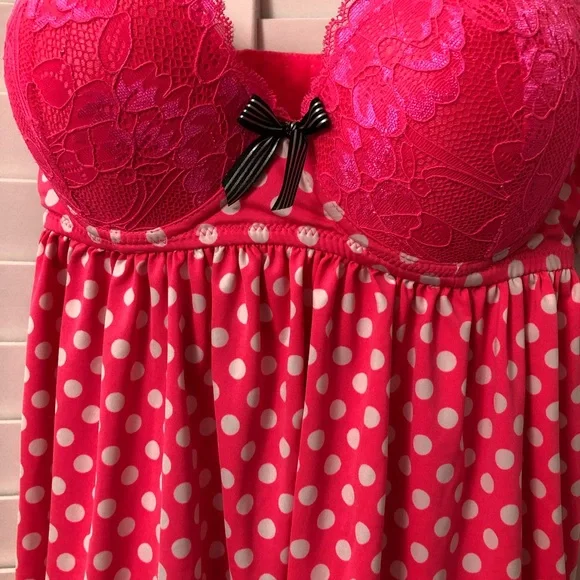 037 - Rene Rofe SEXY 2PC Lingerie Set Sz 6/8 M - Picture 7 of 10